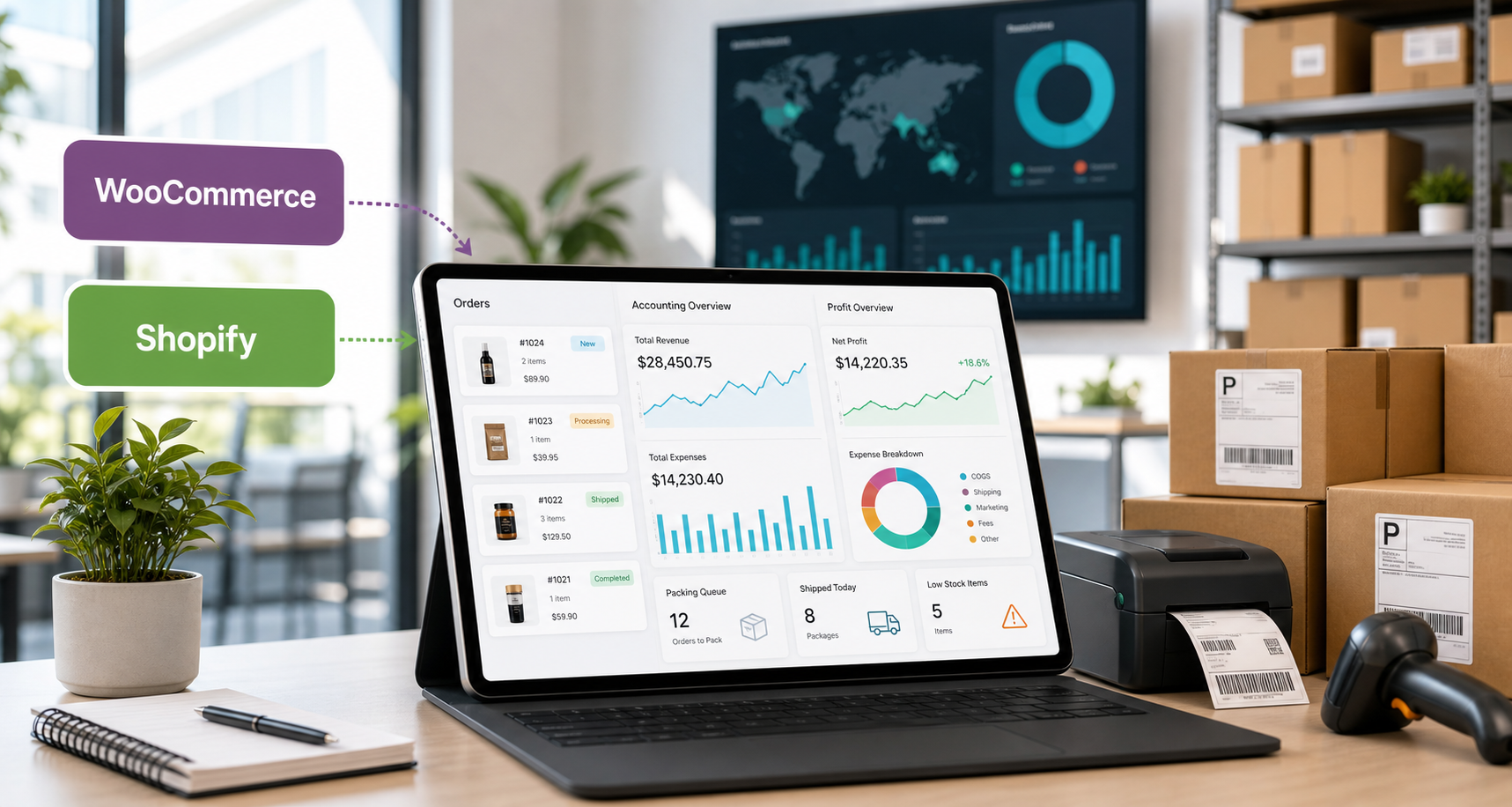 CapiTracker Ecom dashboard for WooCommerce and Shopify operations